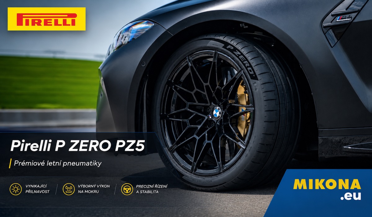 Letní pneumatika Pirelli P Zero PZ5 – sportovní dezén páté generace